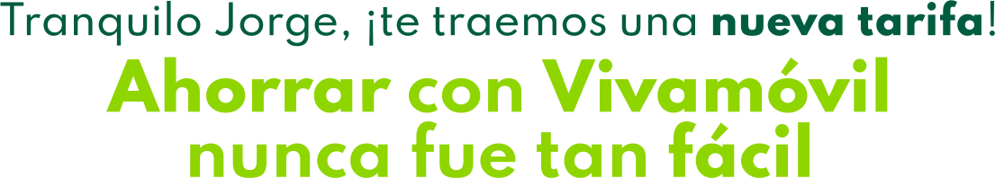 Ahorrar con Vivamóvil nunca fue tan fácil