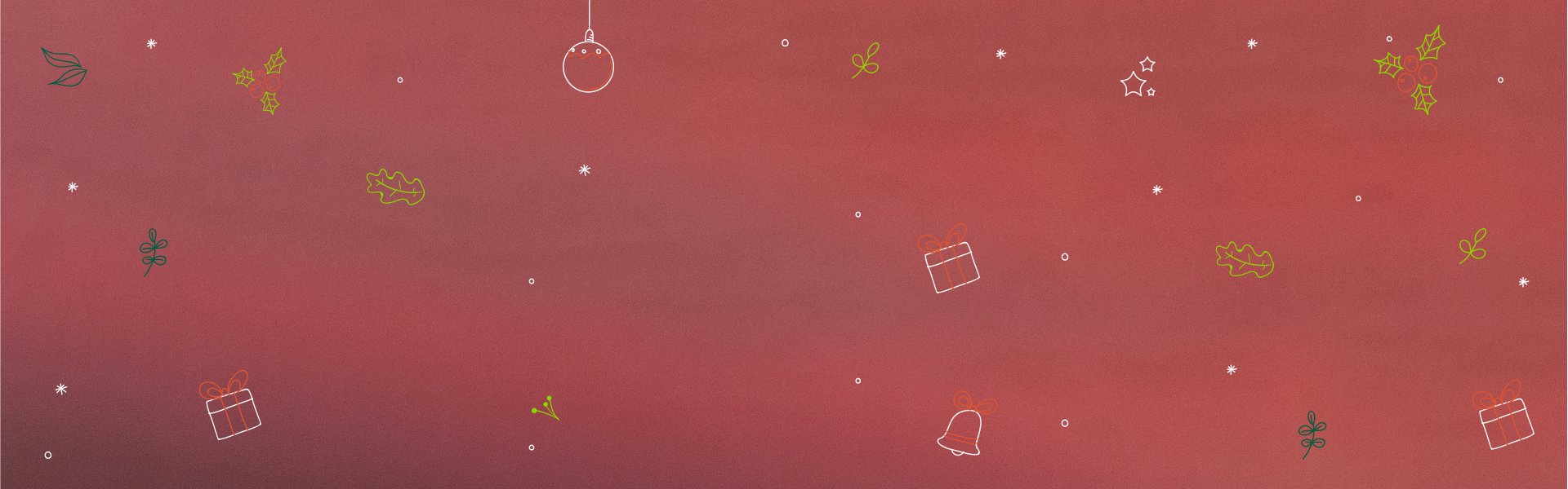 Fondo con motivos navideños para oferta de Navidad de Vivamóvil